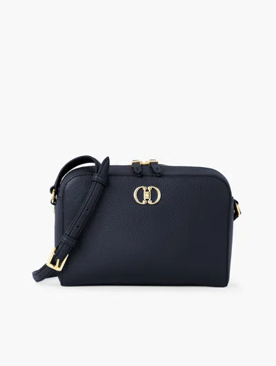 Talbots Blythe Pebble Leather Crossbody Bag - Blue - 001  In Blue