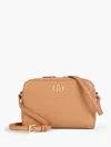 Talbots Blythe Pebble Leather Crossbody Bag - Havana Tan - 001