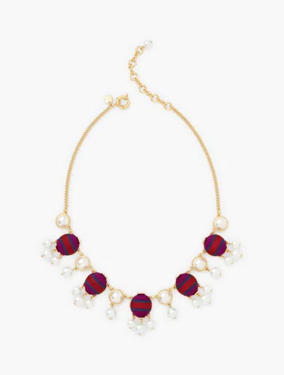 Talbots Bright Side Statement Necklace - Wild Aster/gold - 001  In Wild Aster,gold