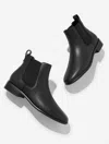 Talbots Brighton Pebble Leather Ankle Boots - Black - 10 1/2 M  In Black