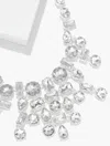 Talbots Brilliant Bib Necklace - Clear Crystal/silver - 001