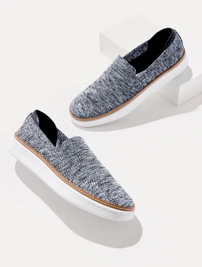 Talbots Brittany Knit Slip-on Sneakers - Marled - Blue - 10 1/2 M