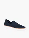 Talbots Brittany Slip On Knit Sneakers - Black - 11m