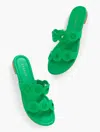 Talbots Camy Eyelet Nappa Slides - Vinyard Green - 11m