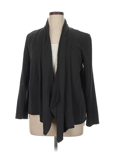 Pre-owned Talbots Cardigan Sweater In Black