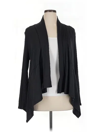 Pre-owned Talbots Cardigan Sweater In Black