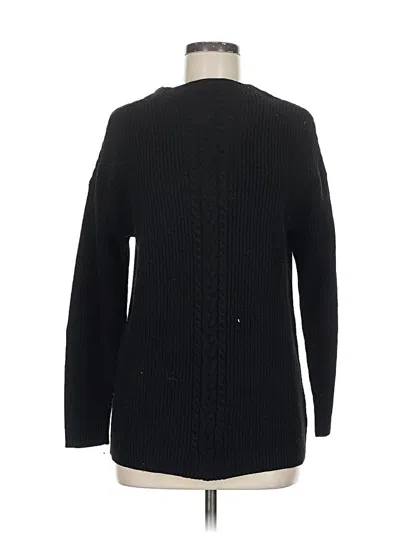Pre-owned Talbots Cardigan Sweater In Black