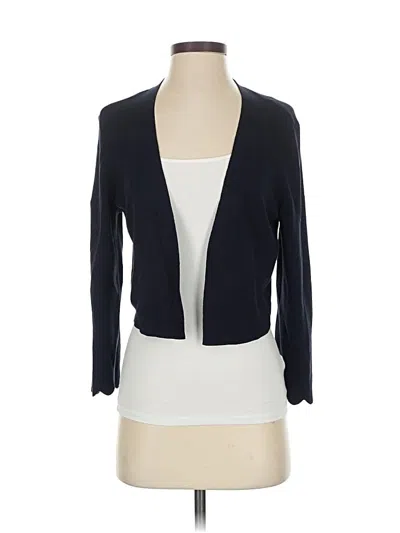 Pre-owned Talbots Cardigan Sweater In Black