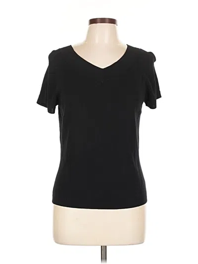 Pre-owned Talbots Cardigan Sweater In Black