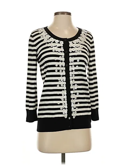 Pre-owned Talbots Cardigan Sweater In Black