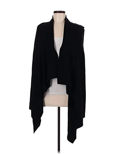 Pre-owned Talbots Cardigan Sweater In Black