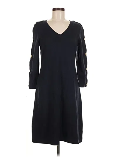 Pre-owned Talbots Cardigan Sweater In Black