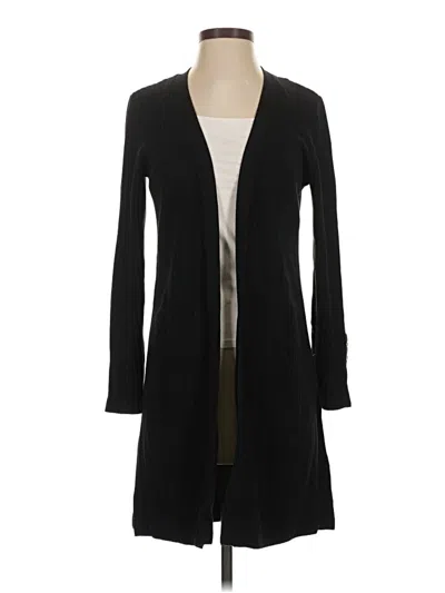 Pre-owned Talbots Cardigan Sweater In Black