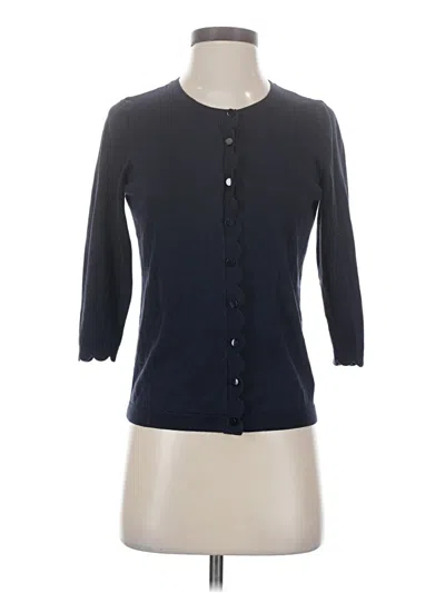 Pre-owned Talbots Cardigan Sweater In Black