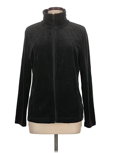 Pre-owned Talbots Cardigan Sweater In Black