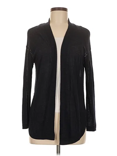 Pre-owned Talbots Cardigan Sweater In Black