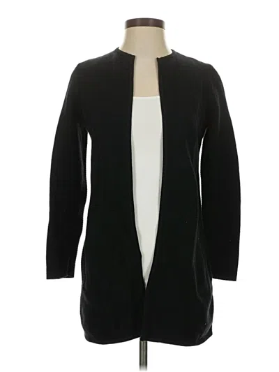 Pre-owned Talbots Cardigan Sweater In Black