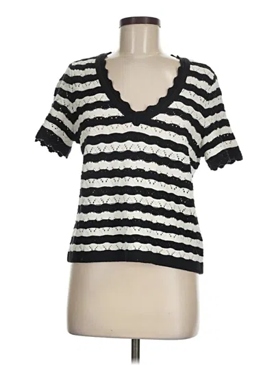 Pre-owned Talbots Cardigan Sweater In Black