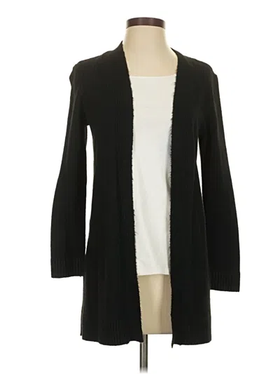 Pre-owned Talbots Cardigan Sweater In Black