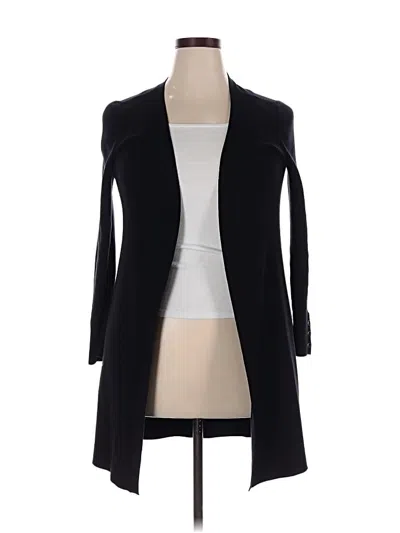 Pre-owned Talbots Cardigan Sweater In Black