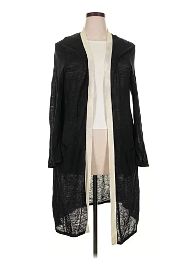 Pre-owned Talbots Cardigan Sweater In Black