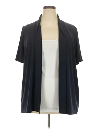 Pre-owned Talbots Cardigan Sweater In Black