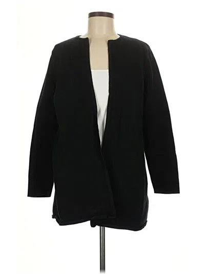 Pre-owned Talbots Cardigan Sweater In Black