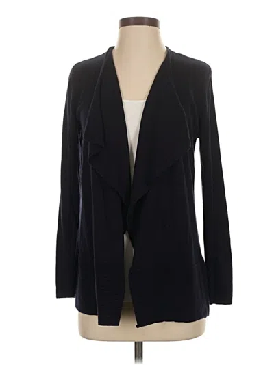 Pre-owned Talbots Cardigan Sweater In Black