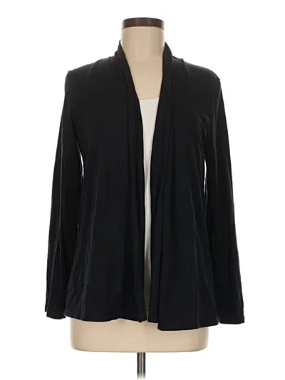 Pre-owned Talbots Cardigan Sweater In Black