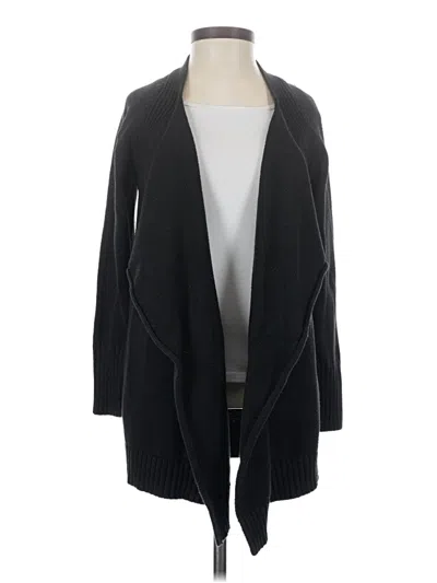 Pre-owned Talbots Cardigan Sweater In Black