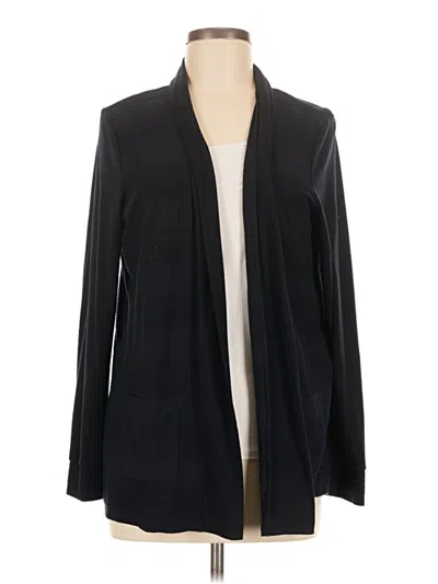 Pre-owned Talbots Cardigan Sweater In Black