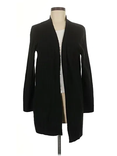 Pre-owned Talbots Cardigan Sweater In Black