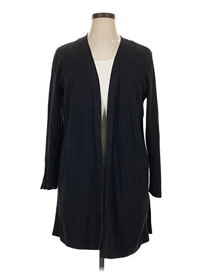 Pre-owned Talbots Cardigan Sweater In Black