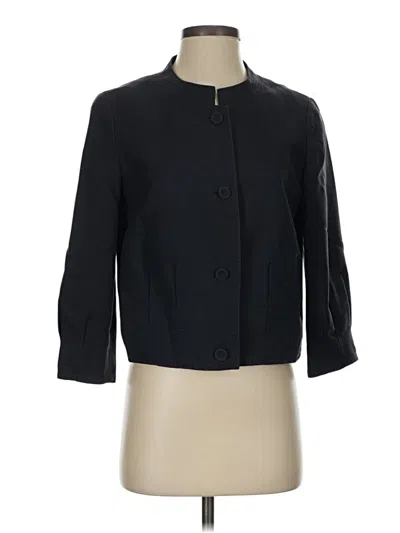 Pre-owned Talbots Cardigan Sweater In Black