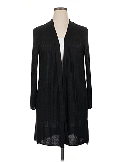 Pre-owned Talbots Cardigan Sweater In Black