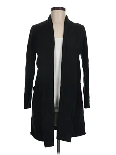 Pre-owned Talbots Cardigan Sweater In Black