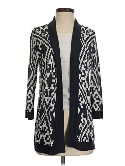 Pre-owned Talbots Cardigan Sweater In Black