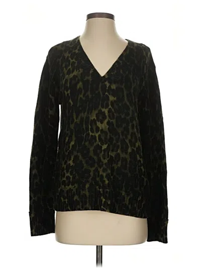 Pre-owned Talbots Cardigan Sweater In Black