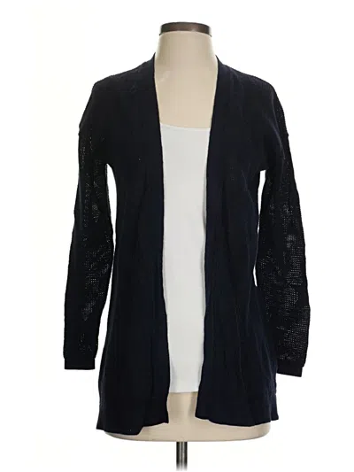 Pre-owned Talbots Cardigan Sweater In Black