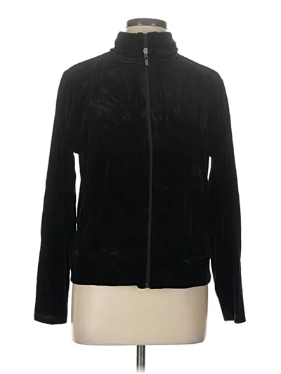 Pre-owned Talbots Cardigan Sweater In Black