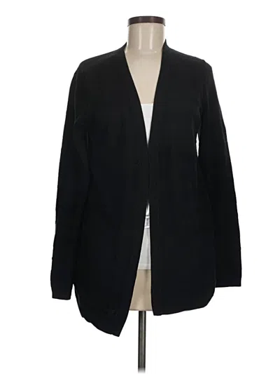 Pre-owned Talbots Cardigan Sweater In Black