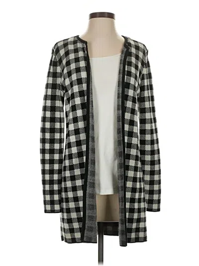 Pre-owned Talbots Cardigan Sweater In Black