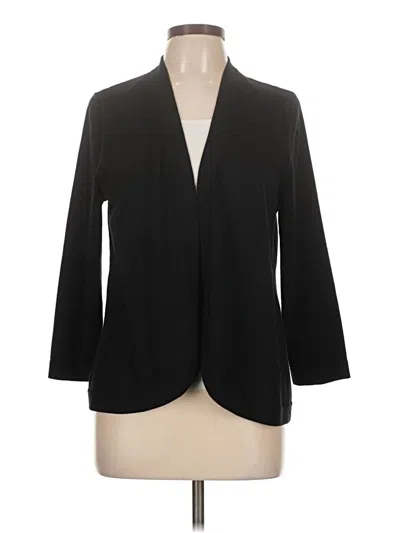 Pre-owned Talbots Cardigan Sweater In Black