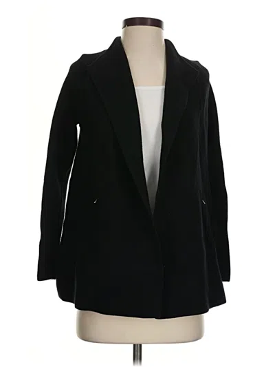 Pre-owned Talbots Cardigan Sweater In Black
