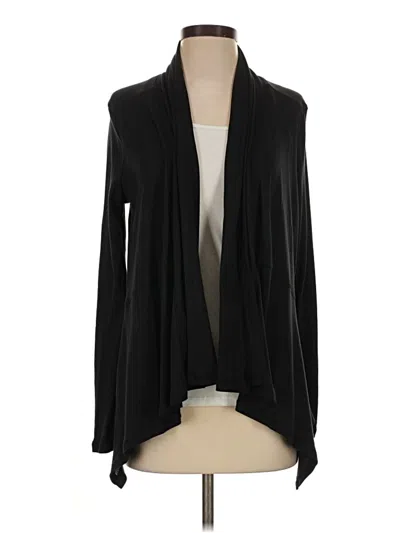 Pre-owned Talbots Cardigan Sweater In Black