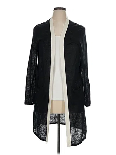 Pre-owned Talbots Cardigan Sweater In Black