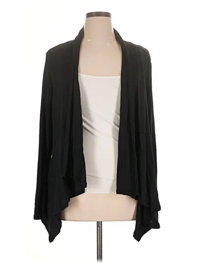 Pre-owned Talbots Cardigan Sweater In Black