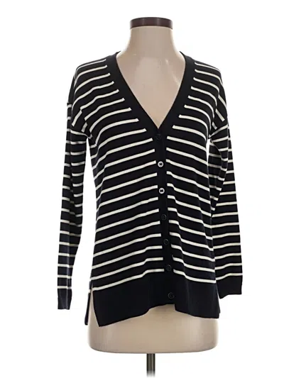 Pre-owned Talbots Cardigan Sweater In Black