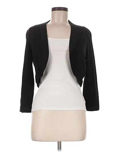 Pre-owned Talbots Cardigan Sweater In Black