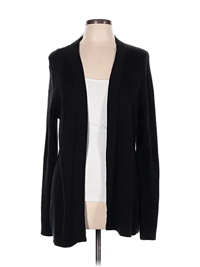 Pre-owned Talbots Cardigan Sweater In Black